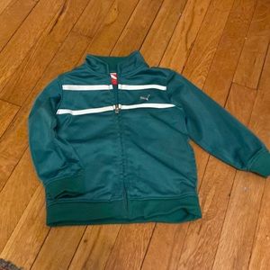 Puma Track Jacket- Green 24mo